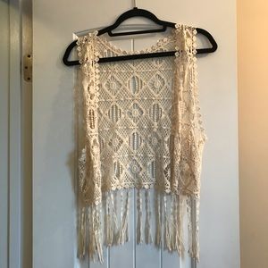 Boho Cardigan Tank